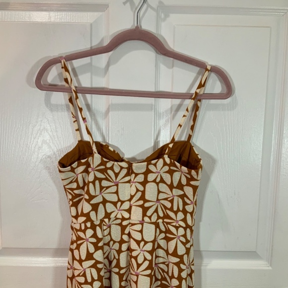 Anthropologie Hutch Floral Slim Jolie Summer Midi Dress Size XS - Picture 7 of 11